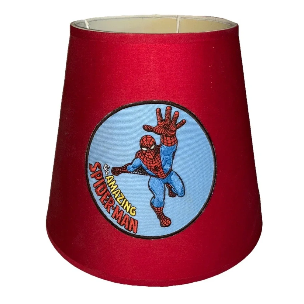 Spider Man Lamp Shade Red 11x10